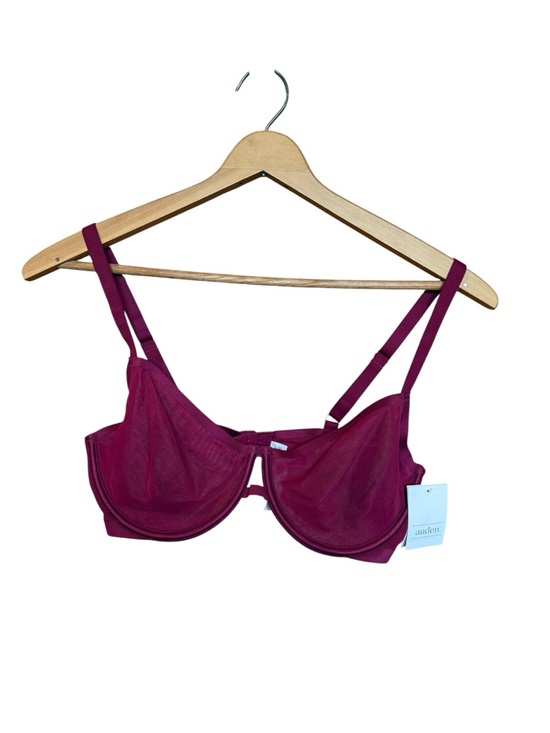 Auden Other - Sexy Auden Wine Mesh Underwire Bra